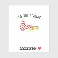 The Season Christmas Tree  Sticker