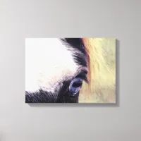 Blue Eyed Paint Canvas Print
