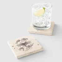 You Have My Heart Pink Stone Coaster
