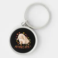 Autumn’s Says Cute Bunny Autumn It’s Fall Y’all Keychain