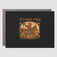 It’s Fall Y’all Pumpkin Minimal Clean Look Car Magnet