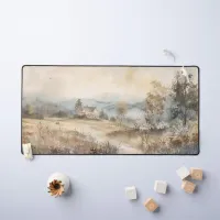 Country House on the Hills Desk Mat