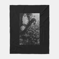 Fairy Grunge Goblincore Cottagecore Fairycore Whim Fleece Blanket