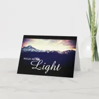 *~* Purple Lavender Pink Mountains Card