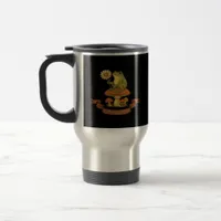 Frog Of The Garden Fairycore  Cottagecore Frog And Travel Mug