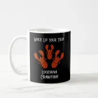 Distressed Travel Cajun Louisiana-Crawfish Boil Coffee Mug