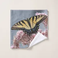 Tiger Swallowtail Butterfly on Joe Pye Weed Wash Cloth