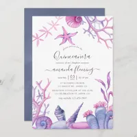 Under the Sea Quinceañera Announcement