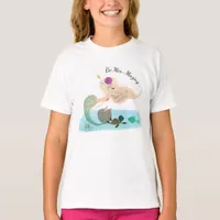 Mermaid Design, Be Mer-Mazing Typography T-Shirt