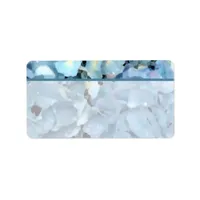 Blue Hydrangea Floral Label
