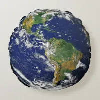 Planet Earth Round Pillows