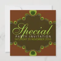 Earth Goddess Special Birthday Party Invitations