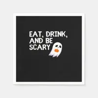 Eat Drink And Be Scary Halloween Spirit Napkins