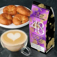 Elegant 48th Amethyst Wedding Anniversary Roasted Coffee