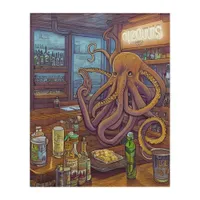 Octopus bartender Fantasy Acrylic Print