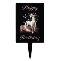 Fantasy Unicorn Birthday Cake Topper