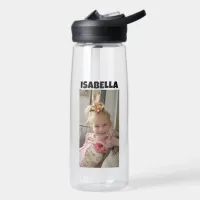 Personalized Child's Photo and Name     Water Bottle