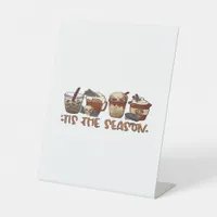 Skeleton Coffee Cups Coffee Lover Pedestal Sign