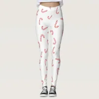 Candy Cane Christmas Leggings