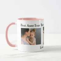 Best Auntie Ever | Personalized Photo Mug