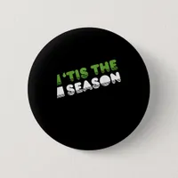 Retro Tis The Season Christmas Button