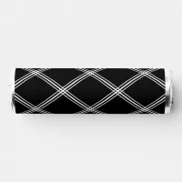 Classy Black & White Rhombus Pattern Breath Savers® Mints