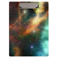 Universe Outer Space Stars Personalized Clipboard
