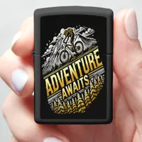 Explore New Trails With Adventure and Thrill Ahead Zippo Lighter