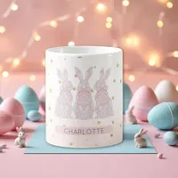 Personalized Lace Bunny Easter Mug