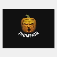Trumpkin – Funny Donald  Pumpkin Halloween  Sign