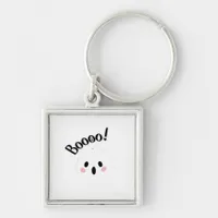 A Cute White Boo Creative Casual Keychain