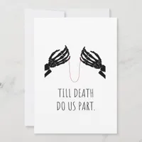 Till Death Do Us Part Boxy Holiday Card