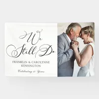 Elegant Anniversary Vow Renewal Photo Banner