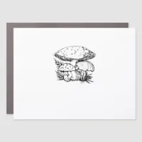 Cute Cottagecore Aesthetic Mushroom Fungi Goblinco Car Magnet