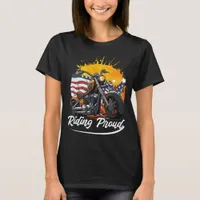 Riding Proud Biker Girl T-Shirt