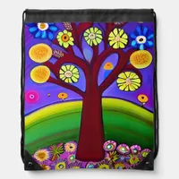 Gorgeous Artwork | Keeping in Touch  Drawstring Bag