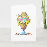 Birthday Card | Whimsical Ice Cream Sundae