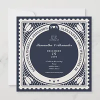 Western Rustic Country QR Code Vintage Wedding Invitation