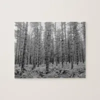 New Forest, Hampshire Pine Tree Forest Jigsaw Puzzle