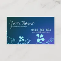 Casual Floral Business Card