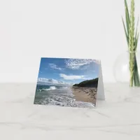 Beach Ocean Seascape Landscape Thank You Card