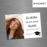 Modern photo Graduation Party Save the Date card