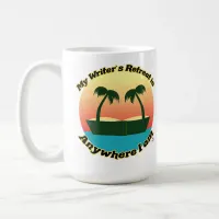 Fun Writers Retreat Funny Author Tourist Design Coffee Mug