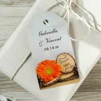 Rustic Daisy Woods Wedding Thank You Favor Tags