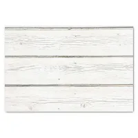 Rustic White Wood Effect Country Style Crafting Tissue Paper