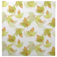 Autumn Leaves Falling, Colors of Fall Cloth Napkin