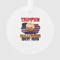 Trumpkin Halloween Classic Ornament