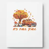 It’s Fall Y’all Pumpkin Gnome Autumn Tree Pumpkin  Plaque