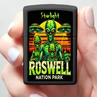 Uncover Alien Mysteries in Roswell! Zippo Lighter