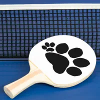 Pingpong Paddle - Right Polydactyl Pawprint